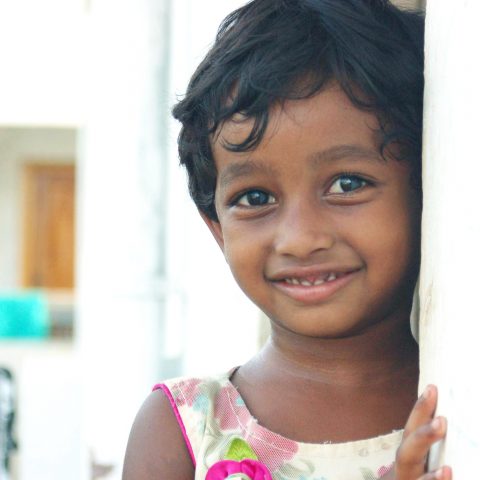 Girl at the Children of Faith Home in India