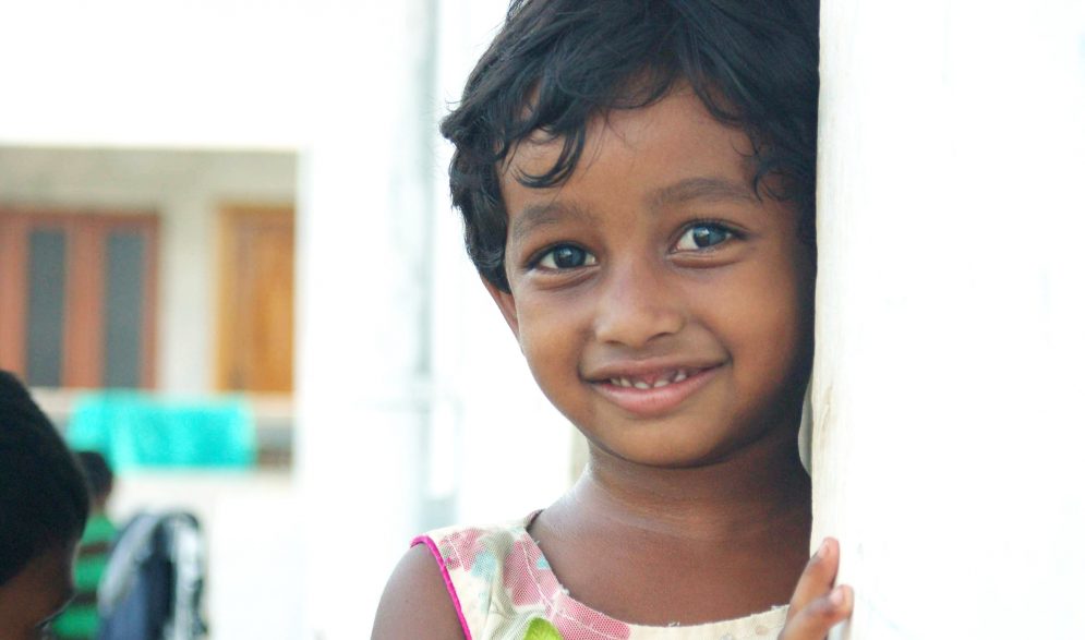 Girl at the Children of Faith Home in India