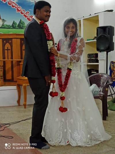 A Children of Faith graduate at her wedding