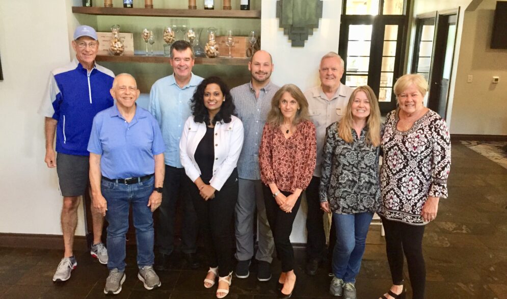 Supporters gather with Rosie Thandu to learn about Children of Faith in India