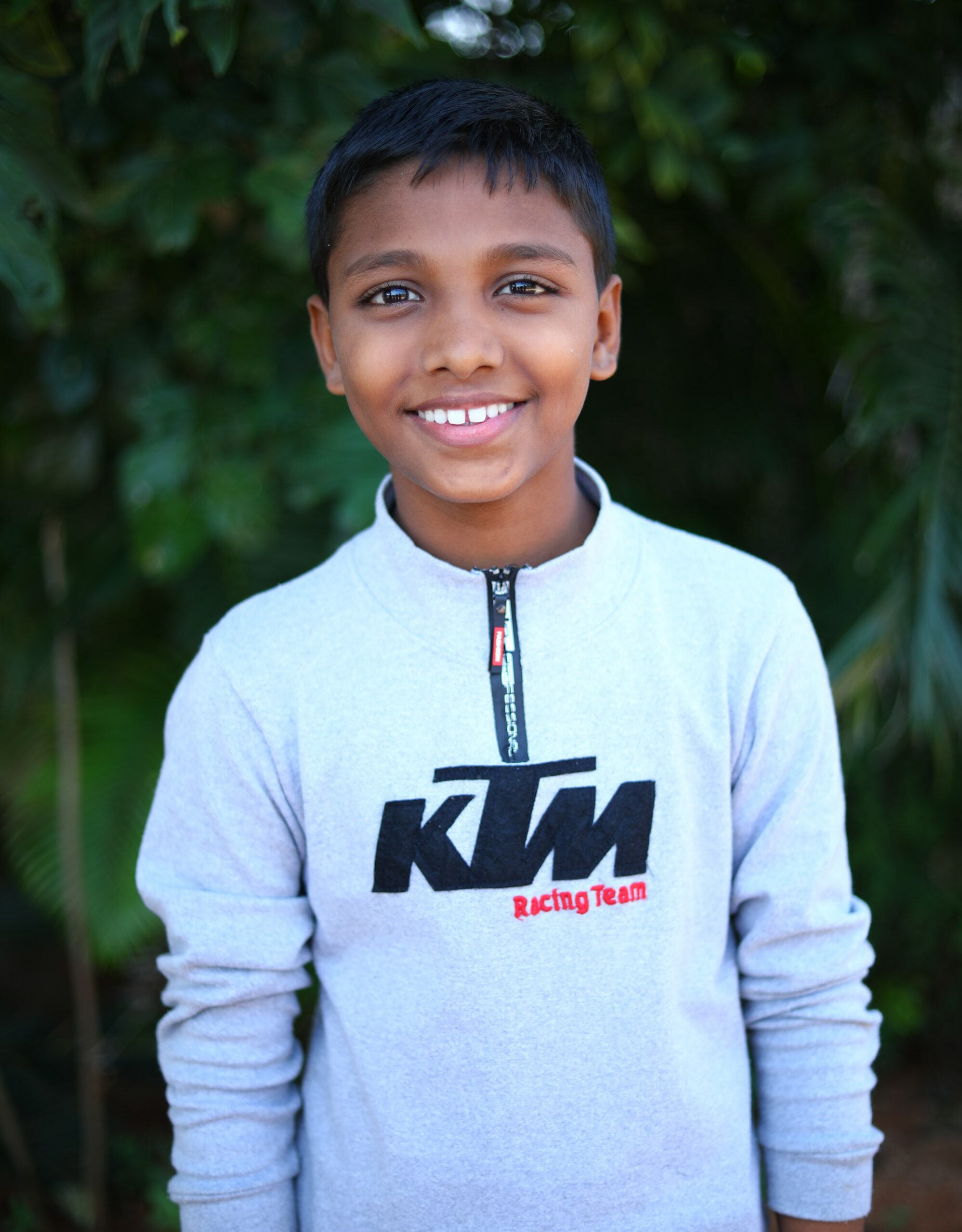 Young boy at COF in India