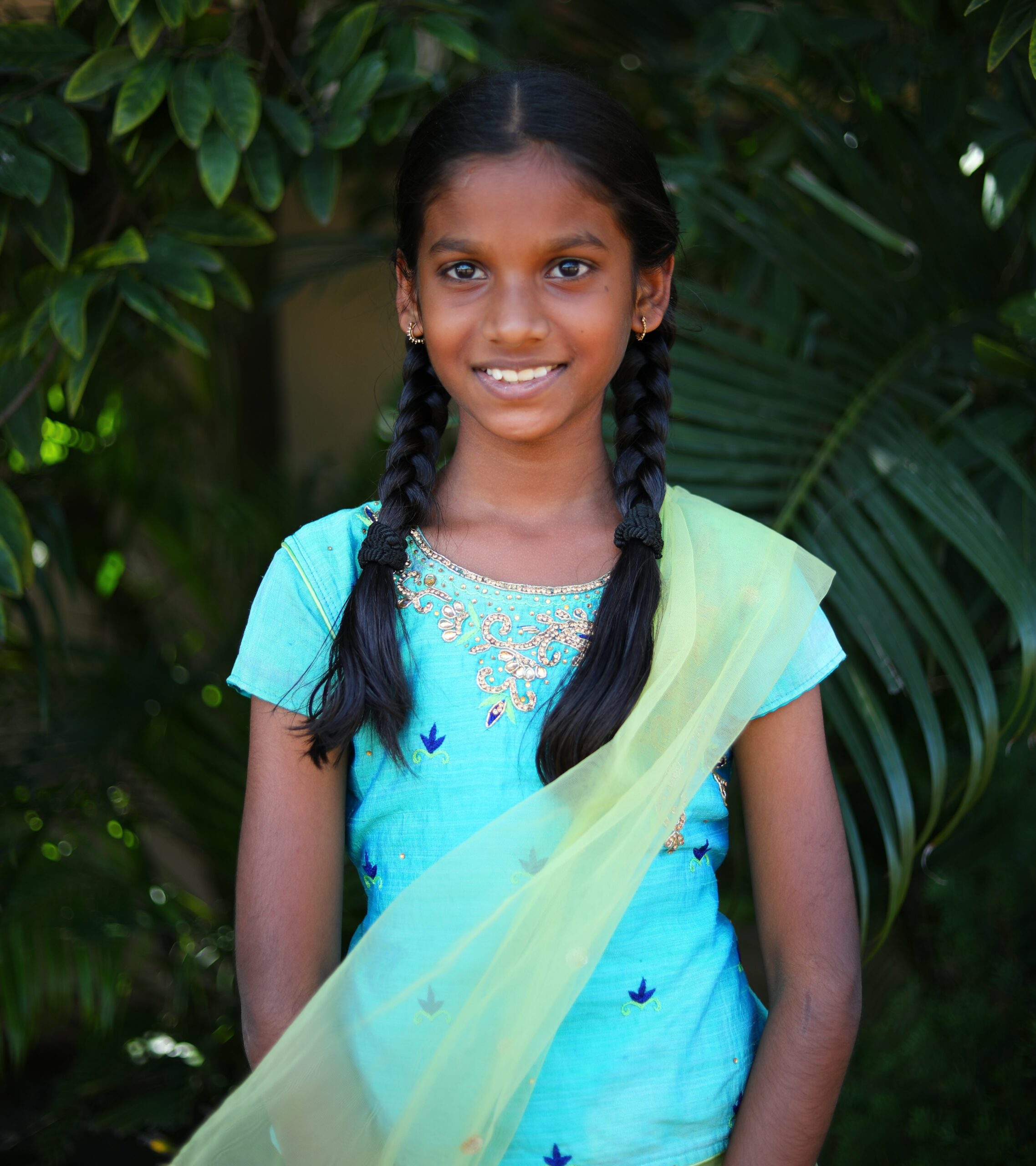 Young Girl at Children of Faith Home in India