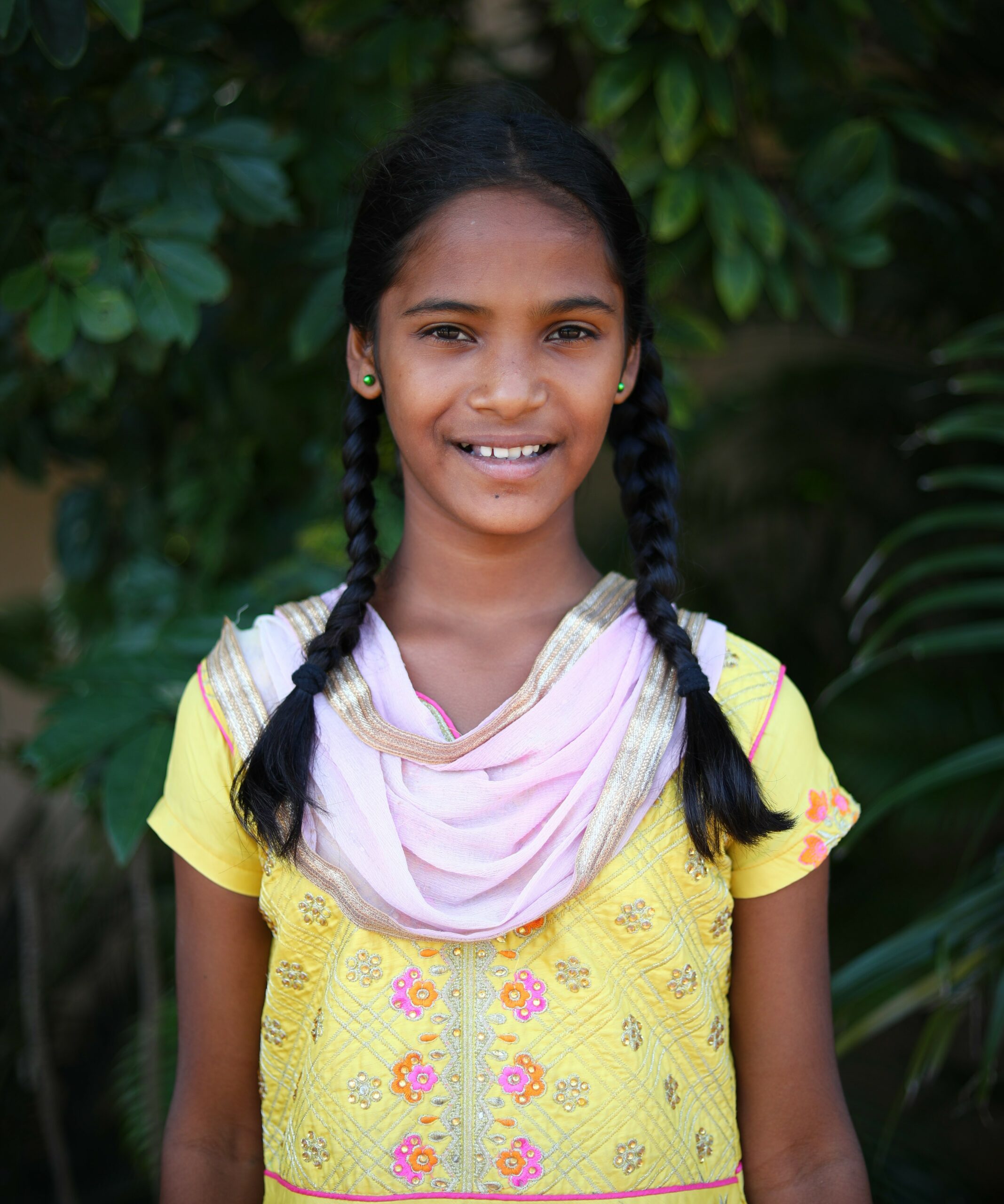 Young girl in 6th Grade at COF in Visakhapatnam, India
