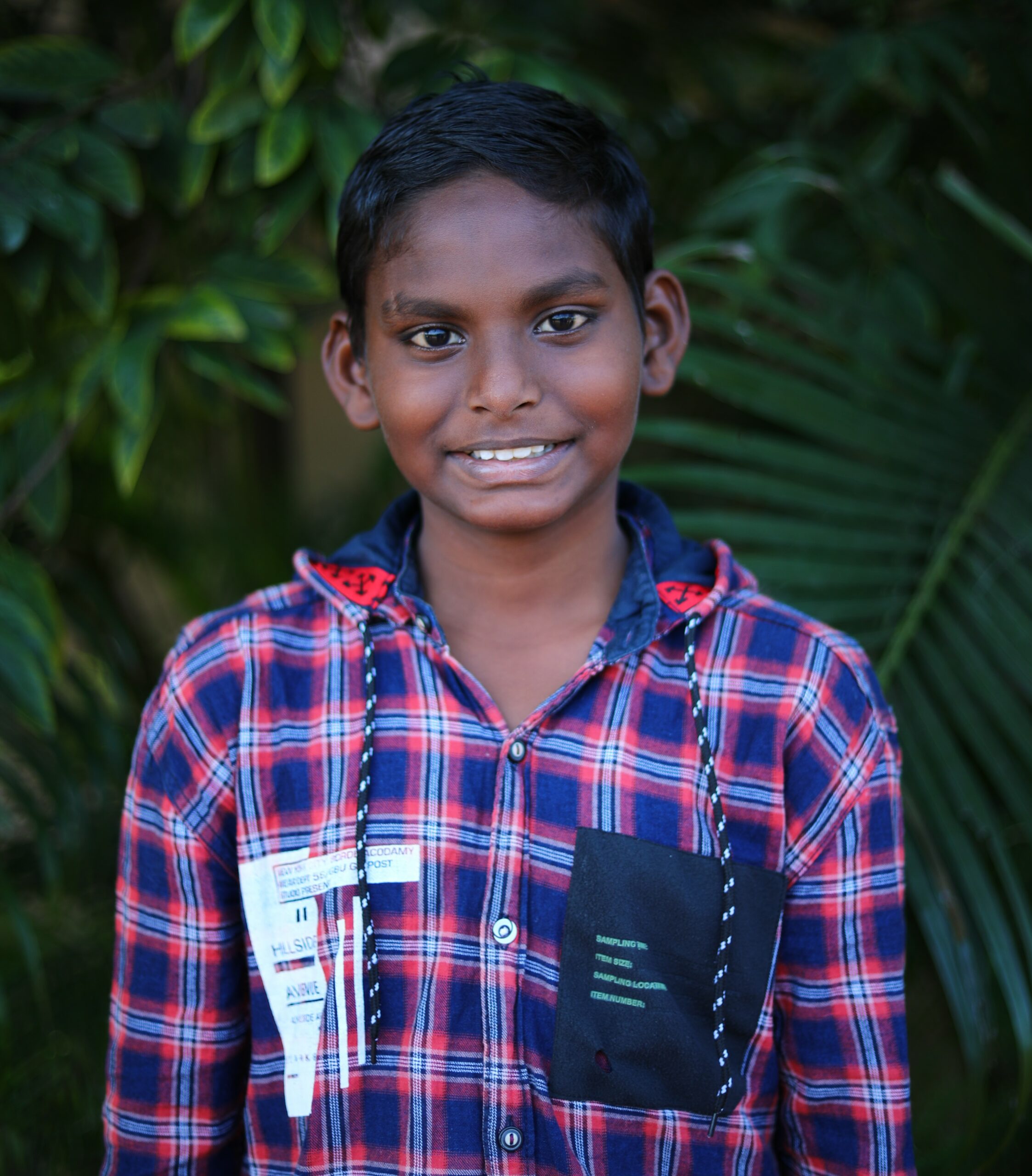 Young boy from COF in India