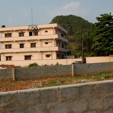 A dormitory building at the Children of Faith Home in Visakhapatnam India