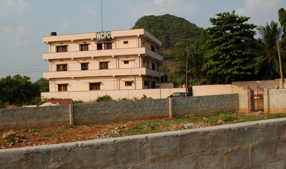 A dormitory building at the Children of Faith Home in Visakhapatnam India