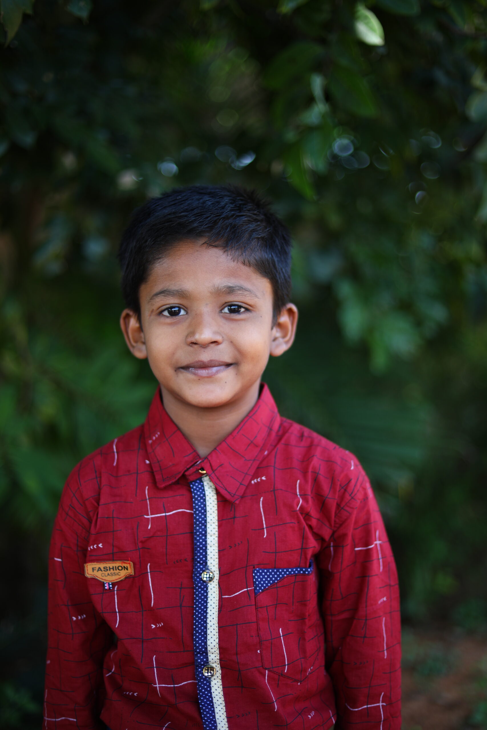 Young boy at Children of Faith in Inida