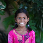 Young girl at Children of Faith Home in India