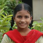 A young girl at Children of Faith in Inida