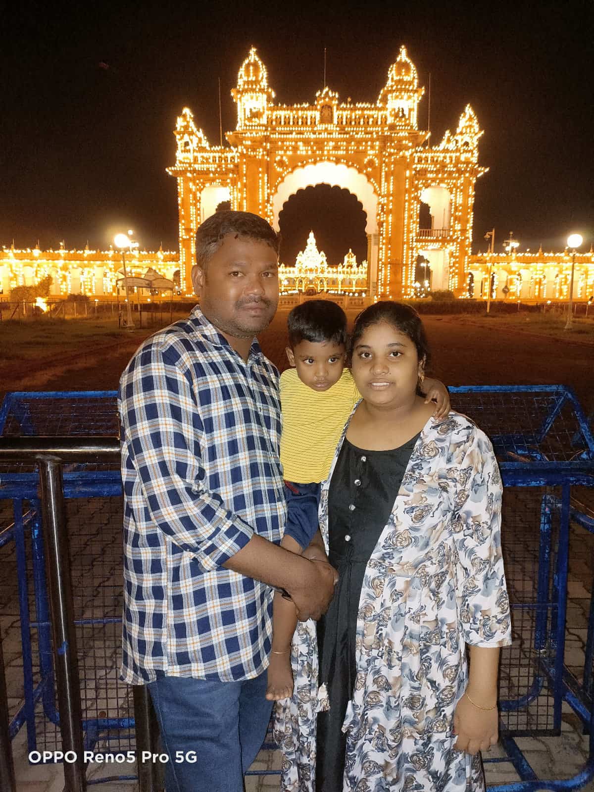 A COF Graduate and her family vacation in Mysore, India