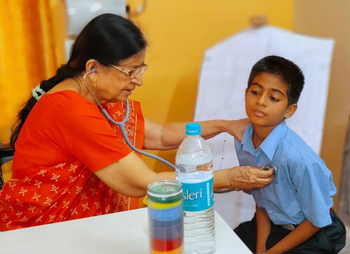 Health Screening at Children of Faith in Visakhapatnam, India