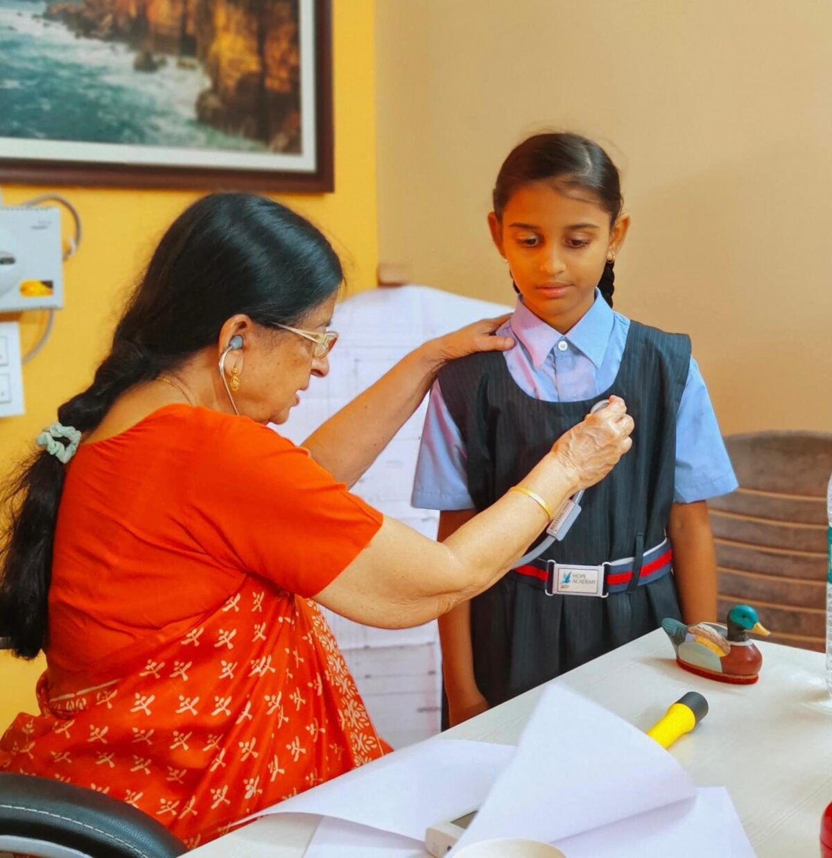 Health Screening at Children of Faith in Visakhapatnam, India