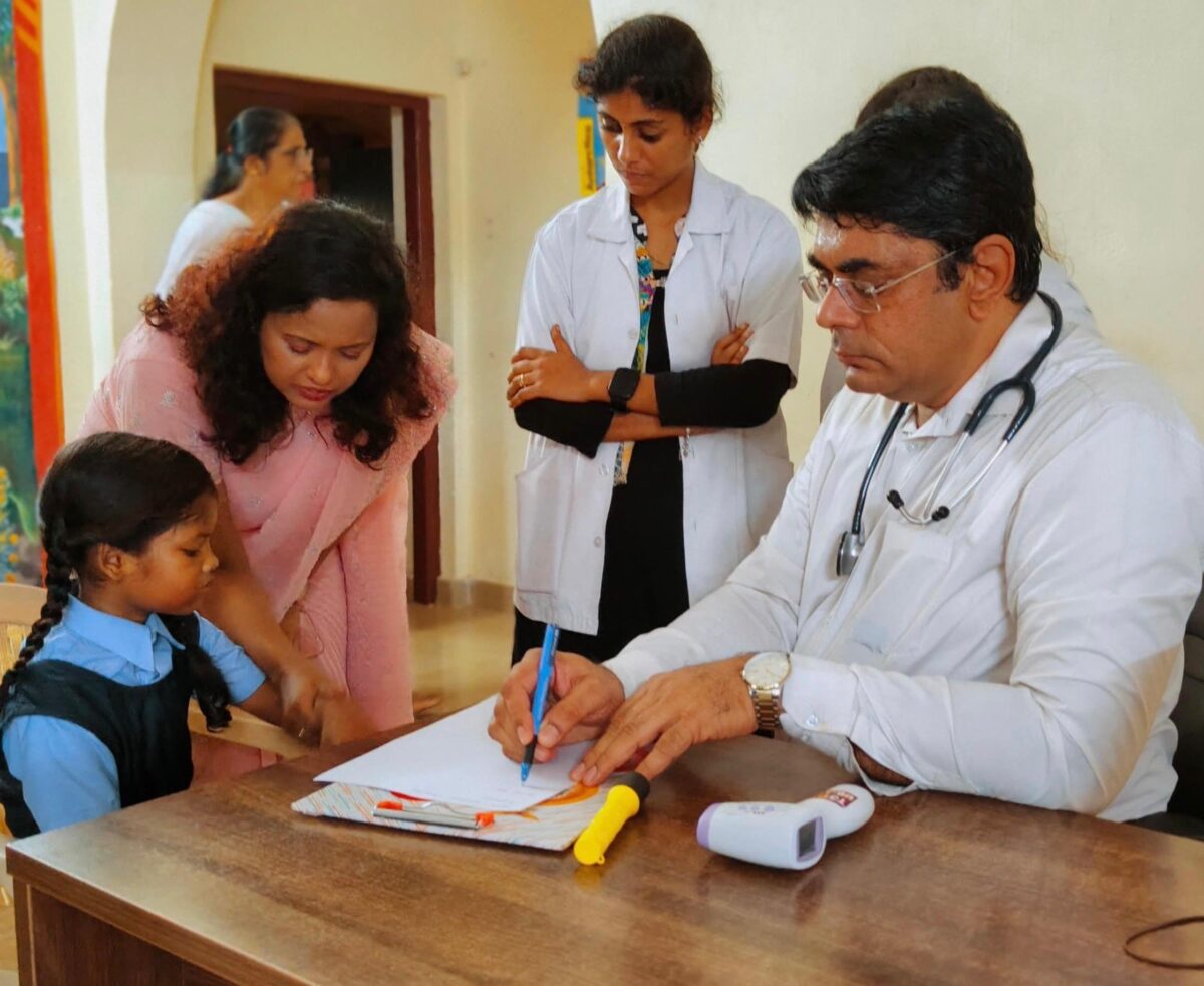 Health Screening at Children of Faith in Visakhapatnam, India