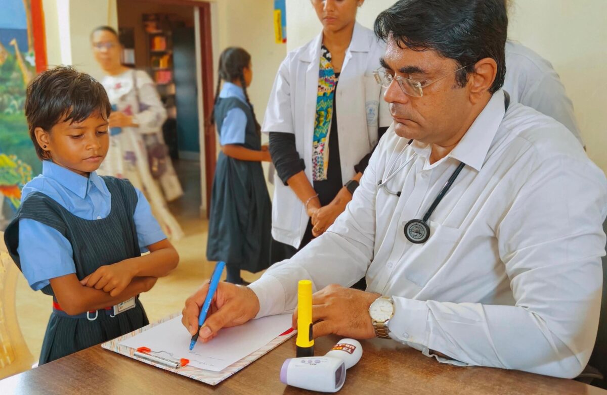 Health Screening at Children of Faith in Visakhapatnam, India