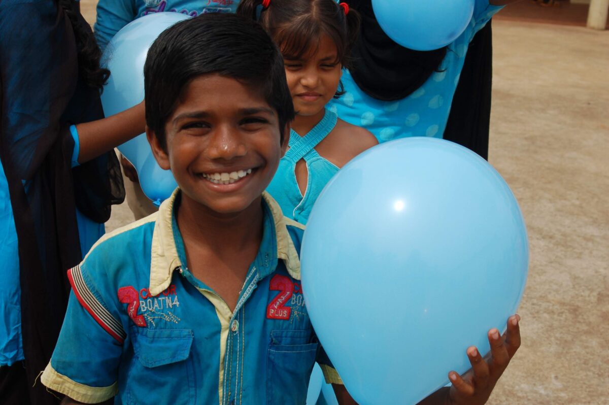 Young boy at Children of Faith Home in India