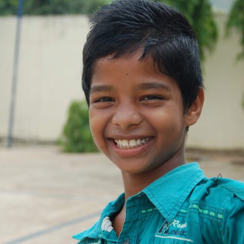 Young boy at Children of Faith Home in India