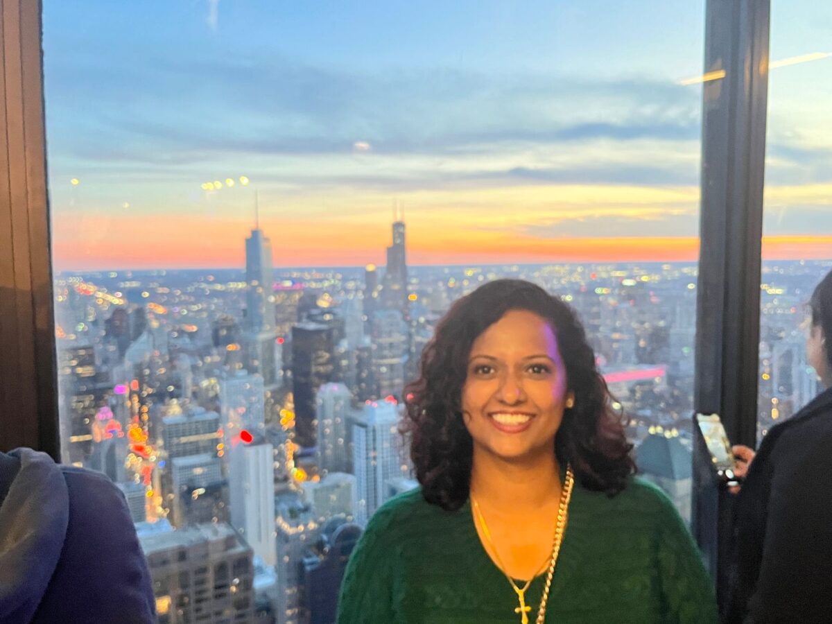 Rosie Thandu visited Chicago on her recent visit to the US