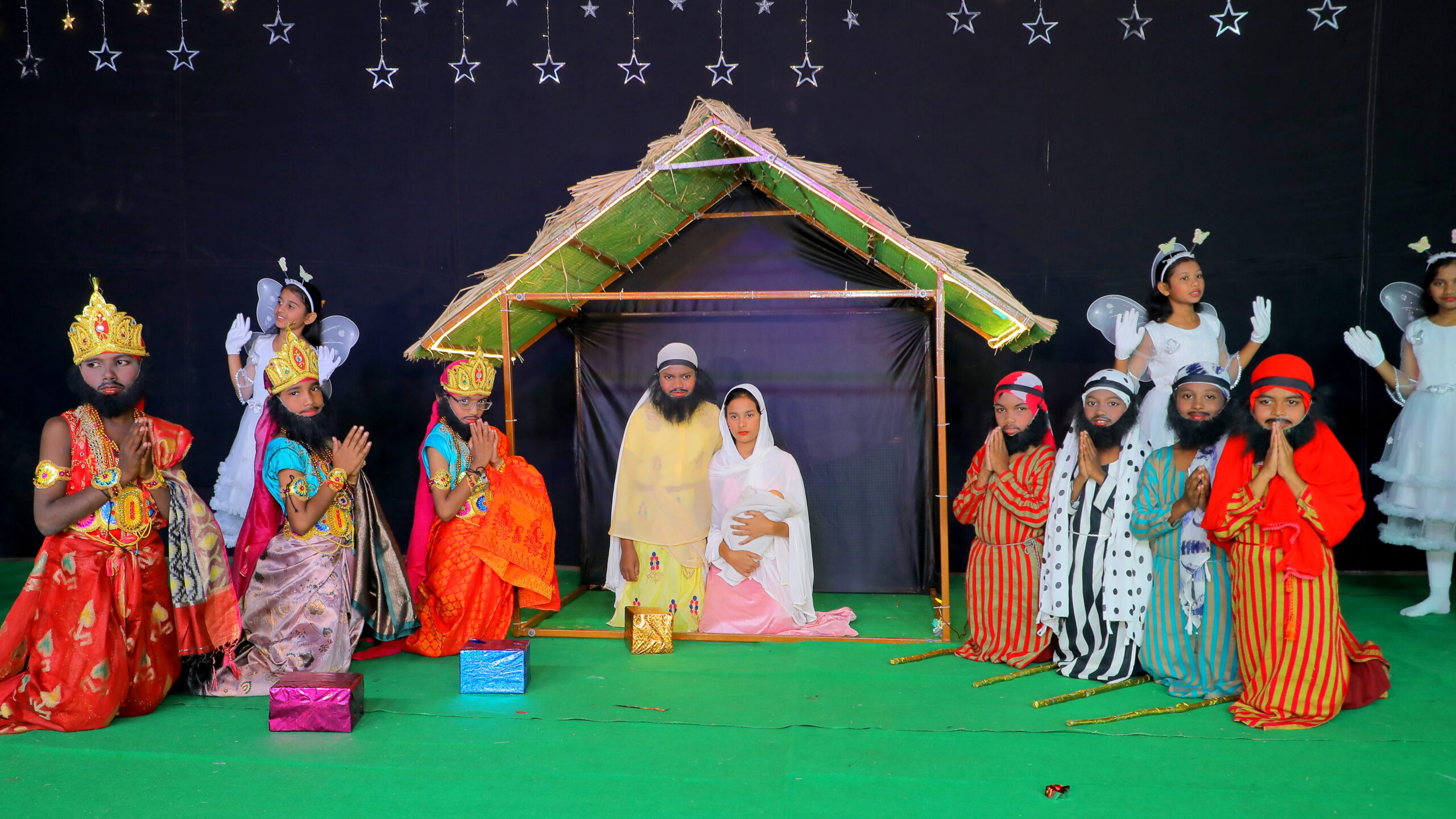 Navity Scence acted out by the Children at the Children of Faith Home in India